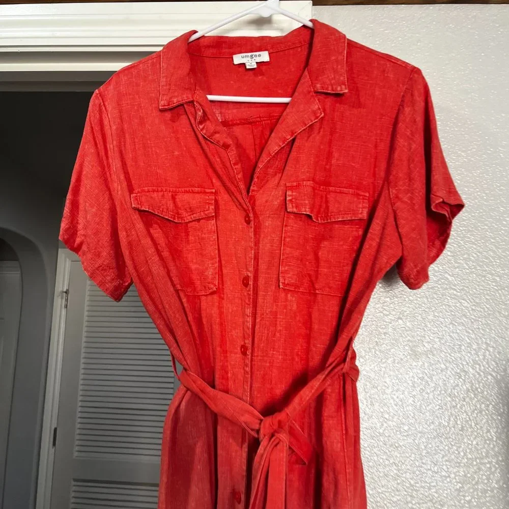 ORANGE DRESS - Picture 2 of 3